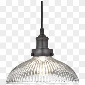 Brooklyn Glass Dome Pendant - Ribbed Glass Dome Pendant Lighting, HD Png Download - glass dome png