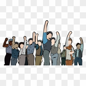 Newsies Stickers, HD Png Download - people cheering png