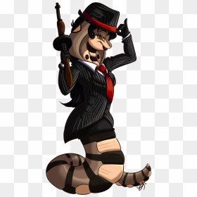 Clipart Woman Gangster - Gangster Png Cartoons, Transparent Png - gangsta hat png