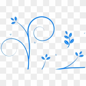 Transparent Background Vines Clipart, HD Png Download - blue swirl png
