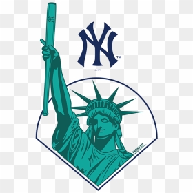 New York Yankees, HD Png Download - statue of liberty vector png