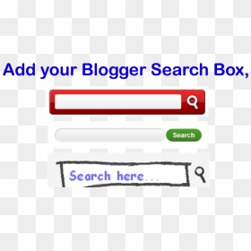 Add Your Blogger Special Search Box Button, - Webmail, HD Png Download - search box png