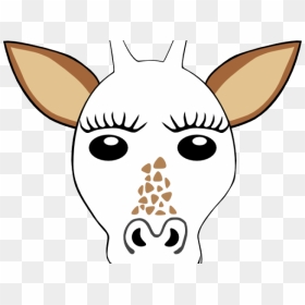 Ear Clipart Giraffe - Giraffe Head Coloring Sheet, HD Png Download - giraffe clipart png