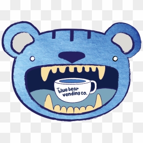 The Blue Bear Vending Company - Cartoon, HD Png Download - cartoon blunt png
