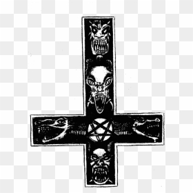 Satanic Cross Transparent , Png Download - Upside Down Cross Transparent, Png Download - satanic cross png