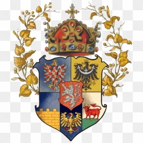 Coat Of Arms Of The Crown Of Bohemia - Kingdom Of Bohemia Coat Of Arms, HD Png Download - drawn crown png