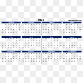 2020 Calendar Png Transparent Images - American Calendar 2019 With Holidays, Png Download - calendar template png
