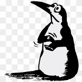 Flightless Bird,art,silhouette - Applauding Pinguin, HD Png Download - wing silhouette png