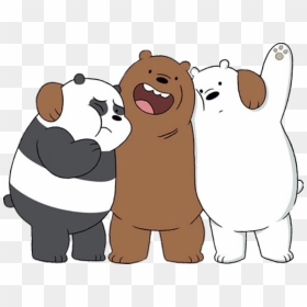 We Bare Bears Hugging - We Bare Bears Transparent Background, HD Png Download - angry bear png