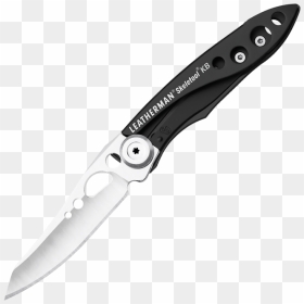 Skeletool Kb Pocket Knife, Black, Knife Blade Deployed - Skeletool Kb Black Leatherman, HD Png Download - pocket knife png