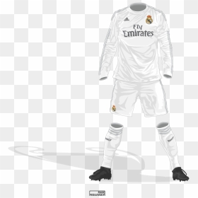 Real Madrid 2015/16 Champions League Winners - Ac Milan Shirt 2011, HD Png Download - champions league trophy png