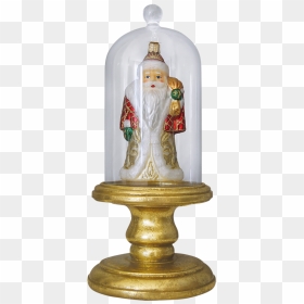 Old World Christmas Glass Dome Ornament Display On - Brass, HD Png Download - glass dome png