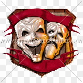 Theater Drama Masks - Mask, HD Png Download - drama mask png