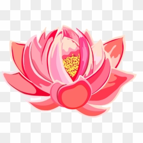 Flower - Sacred Lotus, HD Png Download - fire flower png