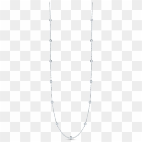 White Gold Necklace Png - 15 Diamond Necklace, Transparent Png - diamond chain png