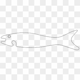 Line Art , Png Download - Line Art, Transparent Png - fish outline png