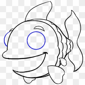 How To Draw Cartoon Fish - Cartoon, HD Png Download - cartoon blunt png
