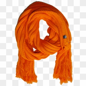 Winter Scarf Png - Orange Scarf Long, Transparent Png - winter scarf png