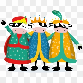 Los Reyes Magos ¡son La Leche , Se Merecen Un Regalo - Vacas De Reyes Magos, HD Png Download - reyes magos png