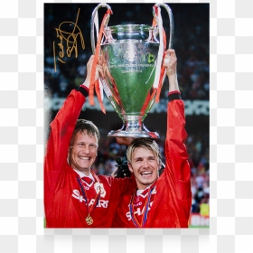 David Beckham Champions League Winner, HD Png Download - champions league trophy png