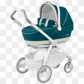 4 Wheel Pram Baby - Pram Baby Png, Transparent Png - baby carriage png