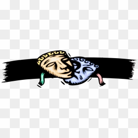 Transparent Drama Mask Png - Illustration, Png Download - drama mask png