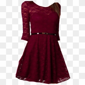 Red Dress Polyvore Moodboard Filler , Png Download - Cocktail Dress, Transparent Png - red dress png