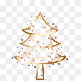 #ftestickers #christmas #tree #christmastree #lights - Christmas Tree, HD Png Download - christmas tree lights png
