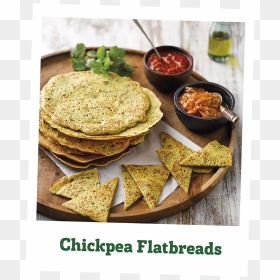 Chickpea Flatbreads - Dish, HD Png Download - recipe png