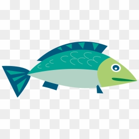Fish Clipart Realistic - Fish Clipart, HD Png Download - fish outline png