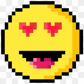 Emoji Pixel Art, HD Png Download - emoji enamorado png