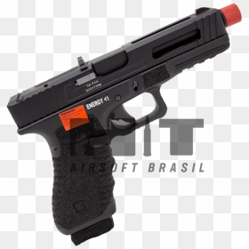 Pistola De Airsoft Gbb Skyway Secutor Glock 17 Gladius - Firearm, HD Png Download - pistolas png