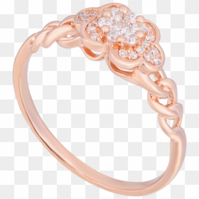 Dainty Diamond Chain Ring - Pre-engagement Ring, HD Png Download - diamond chain png