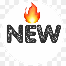Transparent New Sticker Png - Flame, Png Download - new sticker png