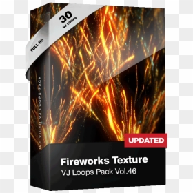 Fireworks Textures Vj Loops Pack - Vjing, HD Png Download - flame texture png