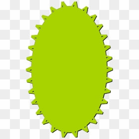 Authenticity Seal, HD Png Download - scalloped circle png