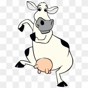 Dancing Cow - Cow Dancing Png, Transparent Png - cartoon cow png