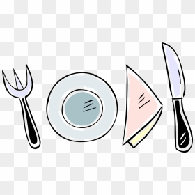 Vector Illustration Of Table Place Setting Tableware, HD Png Download - place setting png