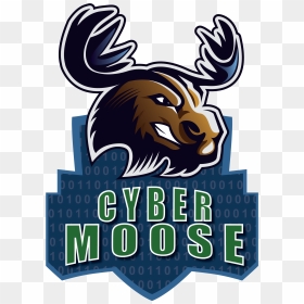 Uma Cyber Moose Ranked 17th Nationally In Cyber League - Cyber Moose, HD Png Download - moose head png