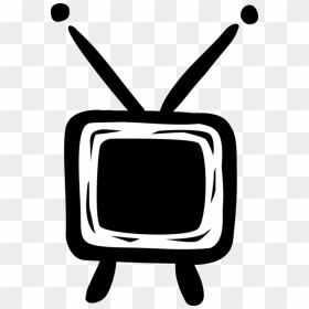 Vector Illustration Of Television Or Tv Set Telecommunication - Vector Graphics, HD Png Download - rabbit ears png