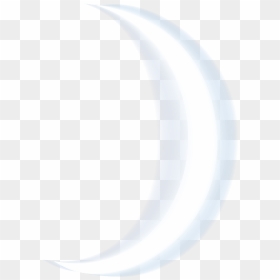 #ftestickers #moon #crescent #white #glowing #luminous - White Crescent Moon Png Transparent, Png Download - glowing moon png