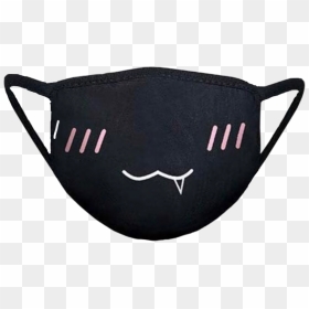 #freetoedit #freetouse #masks #mask #kpop #cute #kawaii - Kawaii Cat Mask, HD Png Download - black mask png