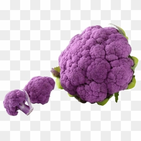 Cauliflower Png Clipart Background - Purple Cauliflower Png, Transparent Png - cauliflower png