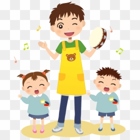 Childcare Worker Children Clipart - イラスト かわいい 保育 士, HD Png Download - children clipart png
