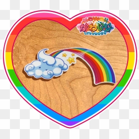 Kawaii Universe Cute Cloud Rainbow Sticker Pic - Kawaii, HD Png Download - cute cloud png
