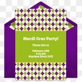 Lilac, HD Png Download - mardi gras border png