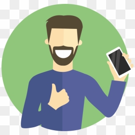 Com/wp 33@8x - Message Cartoon Png, Transparent Png - cartoon beard png