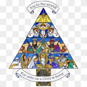 Christmas Nativity Images Clipart, HD Png Download - triangulos png