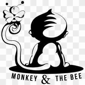 Transparent Dripping Honey Png - Monkey And Bee, Png Download - dripping honey png