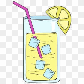 How To Draw Lemonade - Glass Of Lemonade Drawing, HD Png Download - lemonade pitcher png